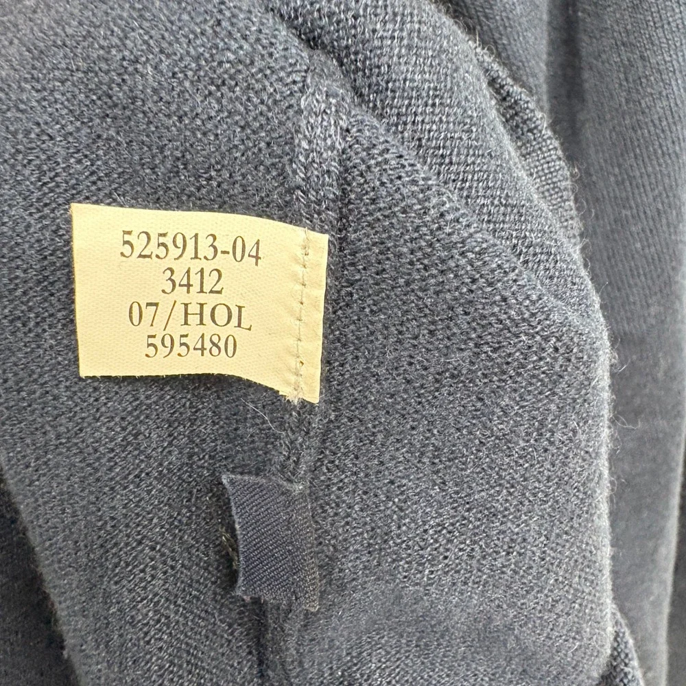 Banana Republic Mens XL Navy Blue Silk Cashmere Crewneck Sweater 525913-04